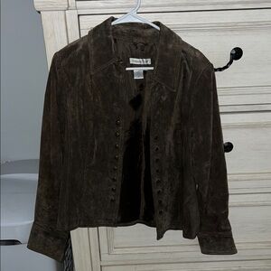 Coldwater Creek Leather Jacket